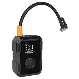 Compresor portabil Rebel RB-1062, 4000 mAh (Negru)