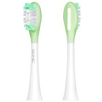Rezerva periuta de dinti Teesa TSA8086, Soft Sonic Elite, 2 bucati (Alb/Verde)