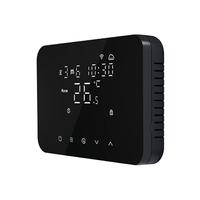 Termostat iSnatch SMART SOFT TOUCH K-49683035, Wi-Fi 2.4G, Zigbee (Negru)