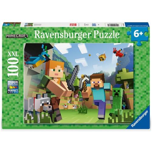 Puzzle Ravensburger XXL - Minecraft, 100 piese