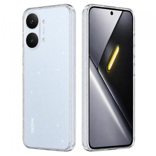 Husa pentru Xiaomi Poco X8 Pro Max, Techsuit, SparkleSkin, Transparenta