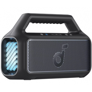 Boxa Portabila Bluetooth Anker SoundCore Boom 2 New Version A3138012, 80W, TWS, RGB, Waterproof, Neagra
