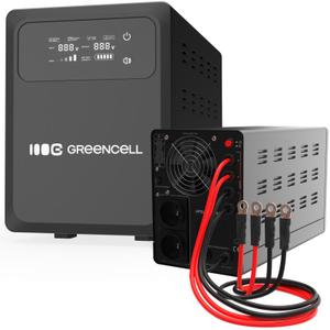 UPS Greencell PowerCore, 2000VA 1200W, AVR, 24VDC, LCD