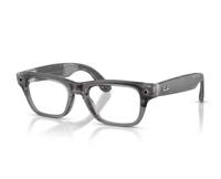 Ochelari Smart Ray-ban META Blayzer Optics Gen 2 RW7001 8529 54, Wi-Fi 6, Bluetooth, Aparat foto cu filmare, Asistent vocal, 32GB Flash, Lentile Transparente (Gri)