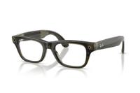 Ochelari Smart Ray-ban META Blayzer Optics Gen 2 RW7001 8530 50, Wi-Fi 6, Bluetooth, Aparat foto cu filmare, Asistent vocal, 32GB Flash, Lentile Transparente (Verde)