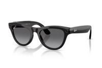 Ochelari Smart Ray-ban META Skyler Gen 2 RW4014 601/T3 52-20, Wi-Fi 6, Bluetooth, High Bridge Fit, Aparat foto cu filmare, Asistent vocal, 32GB Flash, Lentile Polarizate cu Gradient Grafit (Negru)