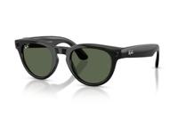 Ochelari Smart Ray-ban META Headliner Matte Gen 2 RW4013 601/71 50-23, High Bridge Fit, Wi-Fi 6, Bluetooth, Aparat foto cu filmare, Asistent vocal, 32GB Flash, Meta AI integrat, Lentile G-15 Verzi (Negru)