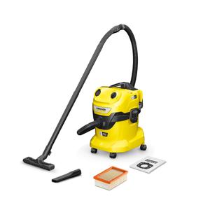 Aspirator umed uscat Karcher WD 4-18 Dual V-20/22, 380 W, 20 L, 32l/s, 18V (Galben)