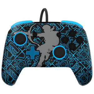 Controller PDP Rematch: Sheikah Shoot, pentru Nintendo Switch/Lite/OLED (Albastru)
