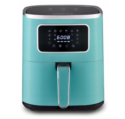 Friteuza cu aer cald HEINRICH'S HFR 8216, 1450W, 6 programe presetate, 5.0L (Verde)