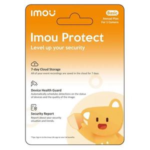 Card cadou de baza IMOU Protect (plan anual), pentru 1 camera