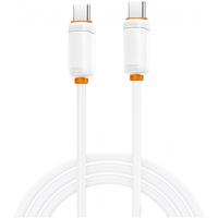 Cablu Date si Incarcare USB-C - USB-C XO Design NB-Q302B, 60W, 1m, Alb