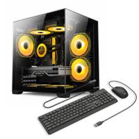 Calculator Sistem Desktop PC Gaming OptimX AMBRA Spark cu procesor Intel® Core™ i7 9700F, 16GB DDR4, 480Gb SSD, Radeon RTX 5060 8Gb GDDR7, Cadou kit tastatura si mouse OptimX