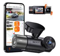 Camera video auto Vantrue N2X, 2.7K (1944P+1080P) HDR, Wi-Fi, 30FPS, Ecran 2", Microfon si Difuzor, Control vocal (Negru)