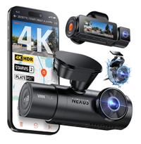 Camera video auto Vantrue N4 PRO S, 3 canale, 4K+1080P+1440P, HDR+Night Vision, GPS, G-Sensor, Wi-Fi, Monitorizare parcare (Negru)