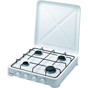 Aragaz portabil Ravanson K-04T, 4 zone, 5.45 kW, 50 cm (Alb)