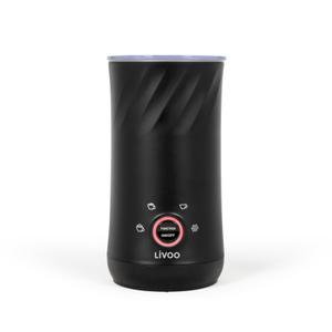 Aparat pentru spumare si incalzire lapte Livoo DOD226N, 500W, capacitate 350ml lapte si 150 ml spuma, oprire automata, Negru