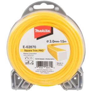 Fir de taiere Makita E-02870, 3 mm, 15 m, forma patrata