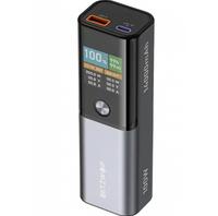 Baterie Externa BlitzWolf BW-P23, 14000mAh, 100W, QC + PD, 1 x USB-A - 1 x USB-C (Gri)