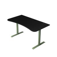 Birou Gaming Arozzi Arena Medium, 140 x 75.5 cm, max 75 kg, Cable Management (Verde)
