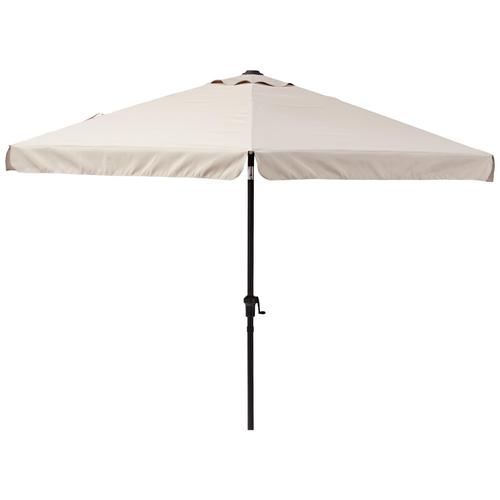 Umbrela terasa Naterial, otel/poliester, 296 x 296 cm, H 247 cm, Taupe