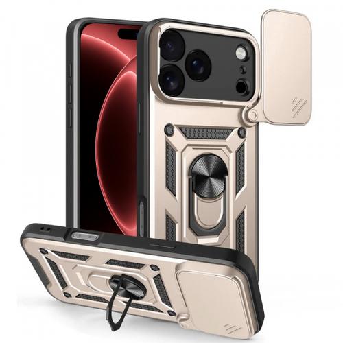 Husa pentru Apple iPhone 18 Pro / 17 Pro, Techsuit, CamShield, Aurie
