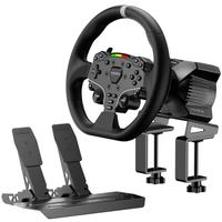 Volan cu pedale si baza MOZA Racing R3 Bundle, Compatibil PC (Negru)