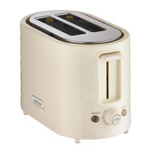 Prajitor de paine Zelmer ZTS7632F, 2 sloturi, 750 W, 3 functii, Tava firimituri, 7 trepte prajire (Crem)