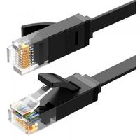 Cablu Retea UGREEN NW102 Flat, UTP, Cat6, 0.5m (Negru)