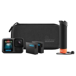 Camera video de actiune GoPro HERO13 Black Acc Bundle, 27MP, 5.3K, Ecran tactil 2.27", Stabilizare HyperSmooth 6.0, TimeWarp 3.0, Wi-Fi, Bluetooth, Control vocal (Negru)