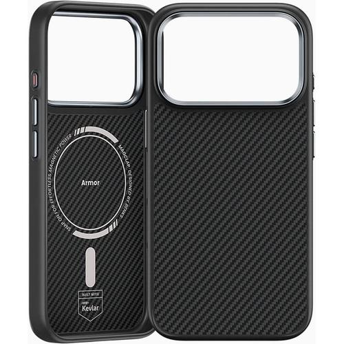 Husa Benks Armor Pro 600D Kevlar Magsafe pentru iPhone 18 Pro / 17 Pro, Negru