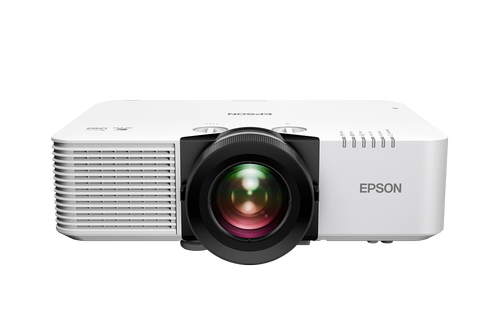 Videoproiector Epson EB-L690SE, 3LCD, WUXGA (1920x1200), 6000 ANSI lumeni, Wi-Fi, Miracast, Airplay 2, Difuzor 10 W, Short throw (Alb)
