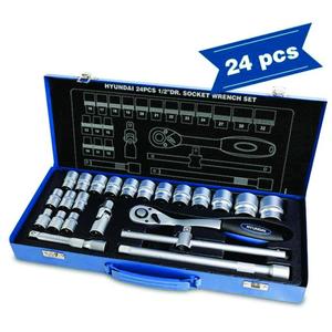 Set 24 chei tubulare 1/2 10-32mm Hyundai HY-59672