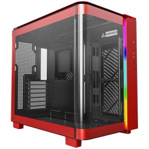 Carcasa Montech KING 95, Mid Tower, Sticla securizata (Rosu)