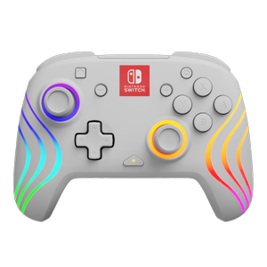 Controller Wireless PDP Afterglow Wave pentru Nintendo Switch/ Switch OLED (Alb)