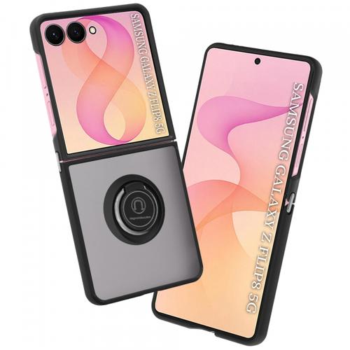 Husa pentru Samsung Galaxy Z Flip8 F776 / Z Flip7 F766, Techsuit, Glinth, Neagra