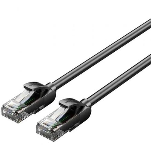 Patch cord UTP Vention, Cat. 5e, RJ-45 (T) la RJ-45 (T), 1.5m, AWG 26, 1000Mbps, Negru