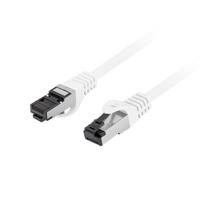 Cablu Patchcord S/FTP kat.8.1, Lanberg PCF8-10CU-0100-W, 1m, Alb