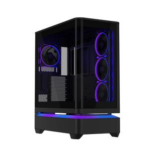 Carcasa ASUS PRIME AP304 TG ARGB, ATX, Sticla Securizata Curbata (Negru)