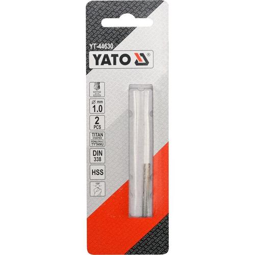 Burghiu pentru metal Hss-Tin Yato YT-44630, 1.0Mm, 2 bucati