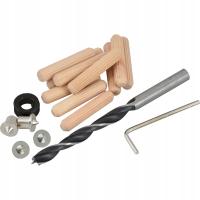 Set unelte pentru imbinari cu dopuri Yato YT-44112, 17 piese, 6mm, lemn