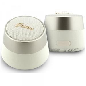 Boxa Portabila Bluetooth Guess Script Metal Logo, 5W, TWS, Aurie