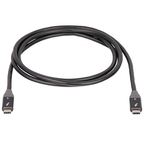 Cablu de date Akyga AK-USB-34, USB C/USB C, 1.5m, Thunderbolt 3, Negru