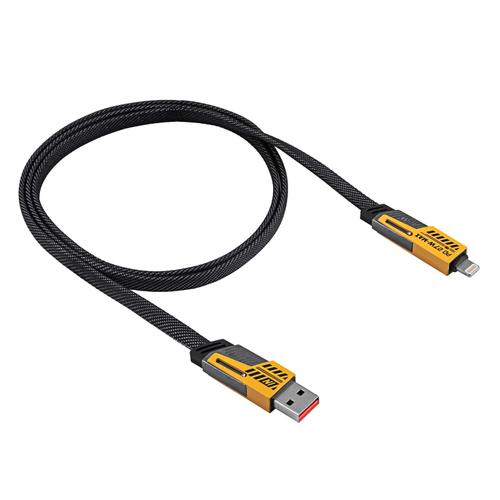 Cablu de date Akyga AK-USB-57, USB A + USB tip C / Lightning, 1m, 65W