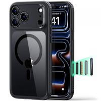 Husa MagSafe pentru Apple iPhone 18 Pro Max / 17 Pro Max, ESR, Classic Hybrid, Neagra Transparenta