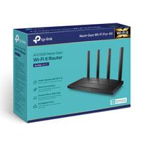 Router Wireless TP-Link ARCHER AX17, Gigabit, Dual-Band, Wi-Fi 6, AX1500, 4 antene externe (Negru)