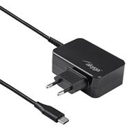 Incarcator retea Akyga AK-ND-80, USB-C, Power Delivery 3.0, 45 W, Cablu 1.8 m, Negru