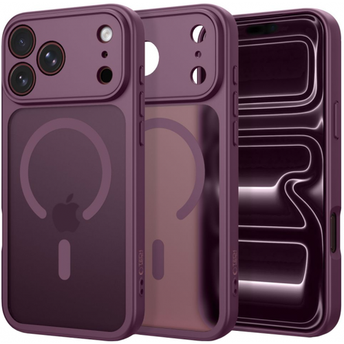 Husa MagSafe pentru Apple iPhone 18 Pro / 17 Pro, Tech-Protect, BasicMag, Visinie Mata