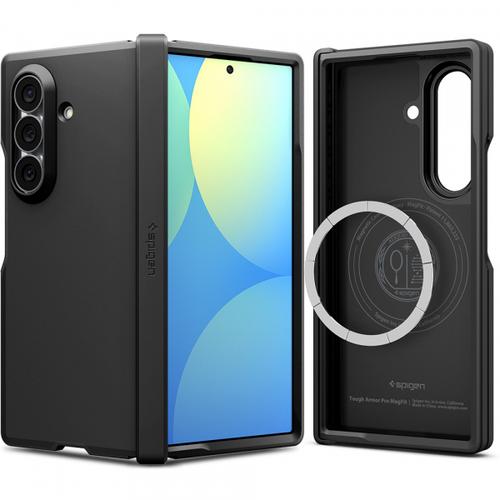 Husa MagSafe pentru Samsung Galaxy Z Fold8 Ultra F976, Spigen, Tough Armor Pro, Neagra