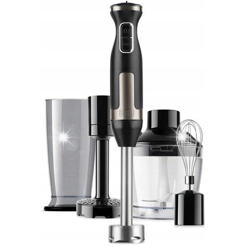 Set blender manual cu tije Black+Decker BXHBA1500E, 1500W (Negru)